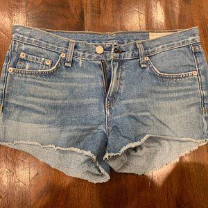 Rag & Bone Blue Jean Shorts size 25